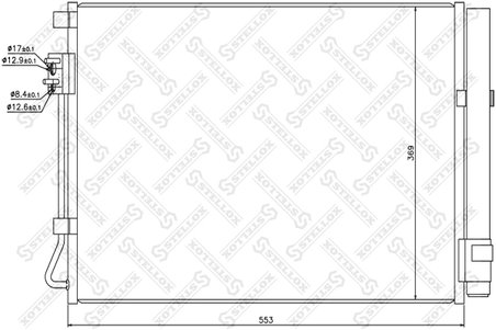 Radiator climatizare Stellox 10-45714-SX
