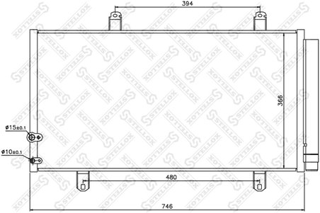 Radiator climatizare Stellox 10-45719-SX