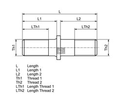 Bolt roata DT Spare Parts 10.30002