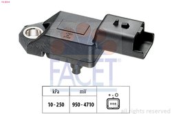 SENZOR PRESIUNE AER FACET 10.3034 - Compatibil cu CITROEN, FIAT, FORD, JAGUAR, LANCIA, LAND ROVER, MAZDA, MINI, PEUGEOT, SUZUKI,