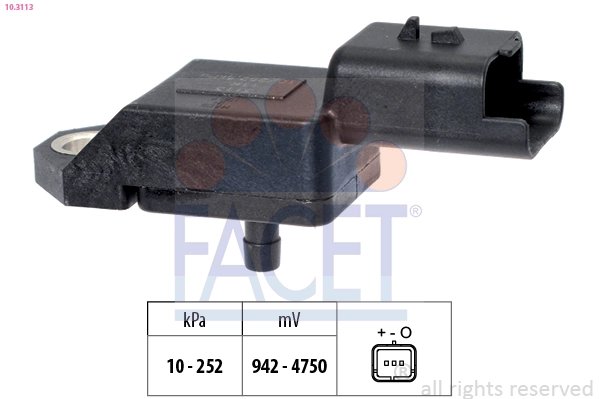 Senzor presiune aer FACET 10.3113