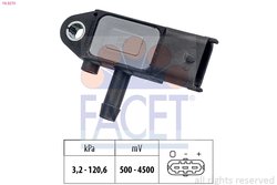 SENZOR PRESIUNE AER FACET 10.3273 - Compatibil cu ALFA ROMEO, CADILLAC, CHEVROLET, CHRYSLER, DODGE, FIAT, FORD, JEEP, LANCIA, OP