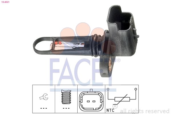 Senzor temperatura aer admisie FACET 10.4021
