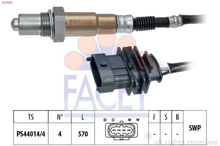Sonda lambda FACET 10.7089