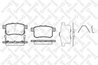 Set placute frana Stellox 1002 000-SX
