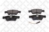 Set placute frana Stellox 1002 000B-SX