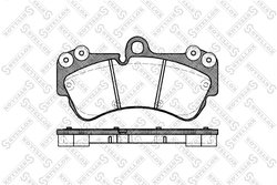 SET PLACUTE FRANA STELLOX 1005 000B-SX - Compatibil cu MERCEDES-BENZ, PORSCHE, VW