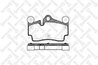 Set placute frana Stellox 1007 000-SX