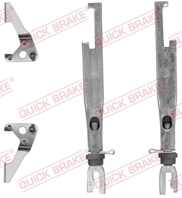 SET PENTRU REGLARE ULTERIOARA FRANA TAMBUR QUICK BRAKE 102 53 005 - Compatibil cu CITROEN, DACIA, MITSUBISHI, PEUGEOT, RENAULT, 