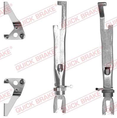 SET PENTRU REGLARE ULTERIOARA FRANA TAMBUR QUICK BRAKE 102 53 011 - Compatibil cu MERCEDES-BENZ