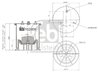 Burduf suspensie pneumatica Febi Bilstein 102809