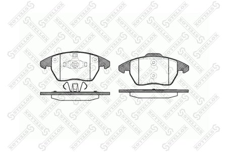 Set placute frana Stellox 1041 010-SX