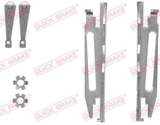 SET PENTRU REGLARE ULTERIOARA FRANA TAMBUR QUICK BRAKE 105 53 001 - Compatibil cu AUDI, SEAT, SKODA, VW