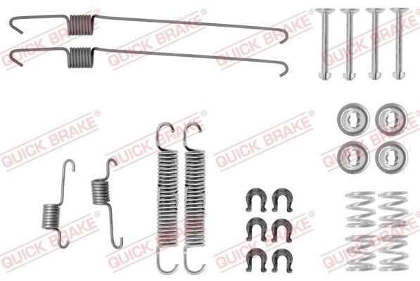 Set accesorii saboti frana QUICK BRAKE 105-0001