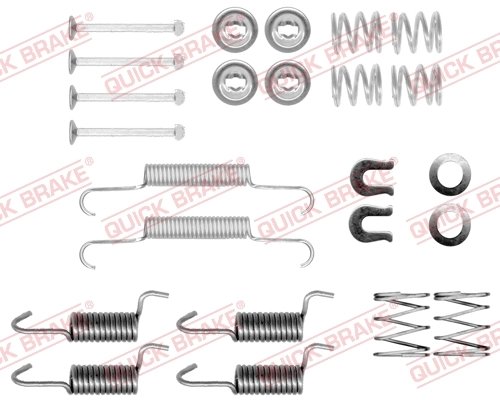 Set accesorii saboti frana QUICK BRAKE 105-0010