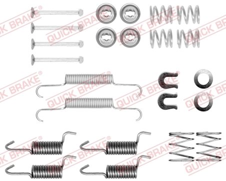 Set accesorii saboti frana QUICK BRAKE 105-0010