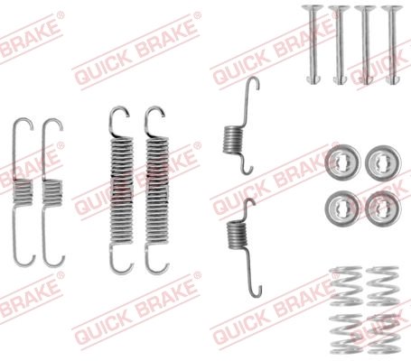 SET ACCESORII SABOTI FRANA QUICK BRAKE 105-0012 - Compatibil cu DAIHATSU