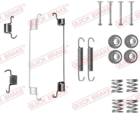 Set accesorii saboti frana QUICK BRAKE 105-0014