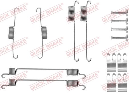 SET ACCESORII SABOTI FRANA QUICK BRAKE 105-0030 - Compatibil cu FORD