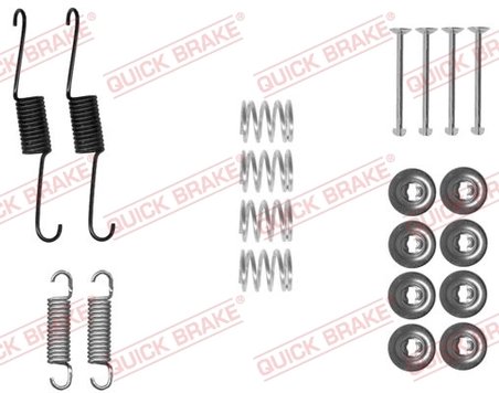 SET ACCESORII SABOTI FRANA QUICK BRAKE 105-0031 - Compatibil cu NISSAN, TOYOTA
