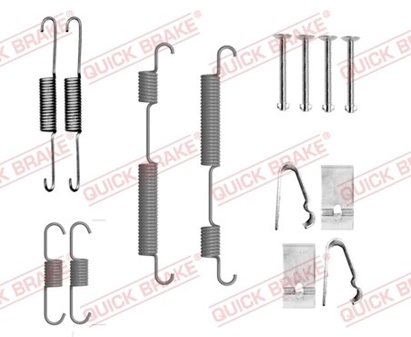 Set accesorii saboti frana QUICK BRAKE 105-0054