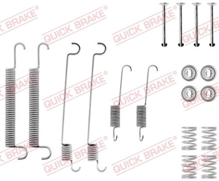 SET ACCESORII SABOTI FRANA QUICK BRAKE 105-0547 - Compatibil cu PEUGEOT, RENAULT, TALBOT, VOLVO