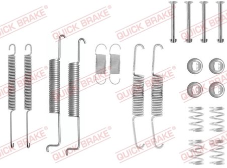 SET ACCESORII SABOTI FRANA QUICK BRAKE 105-0597 - Compatibil cu AUDI, VW