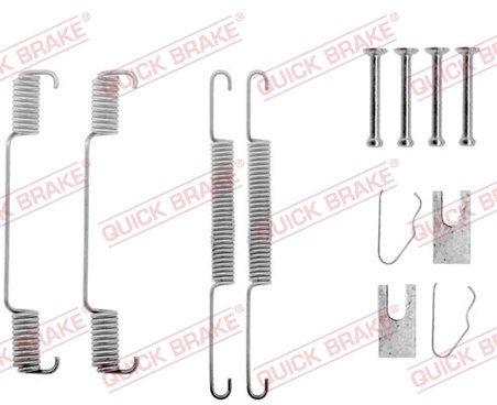 SET ACCESORII SABOTI FRANA QUICK BRAKE 105-0608 - Compatibil cu BMW