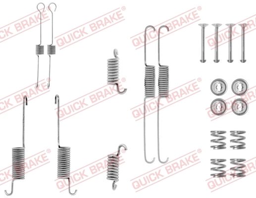 SET ACCESORII SABOTI FRANA QUICK BRAKE 105-0615 - Compatibil cu FORD