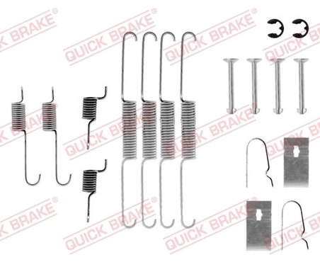 Set accesorii saboti frana QUICK BRAKE 105-0636
