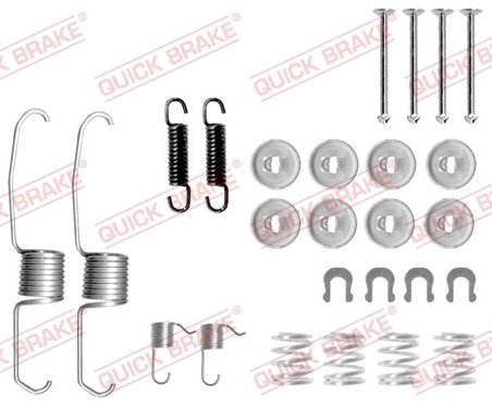 Set accesorii saboti frana QUICK BRAKE 105-0637