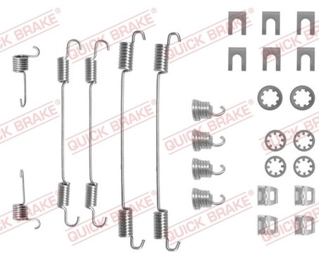 Set accesorii saboti frana QUICK BRAKE 105-0656