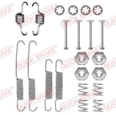 SET ACCESORII SABOTI FRANA QUICK BRAKE 105-0673 - Compatibil cu FORD