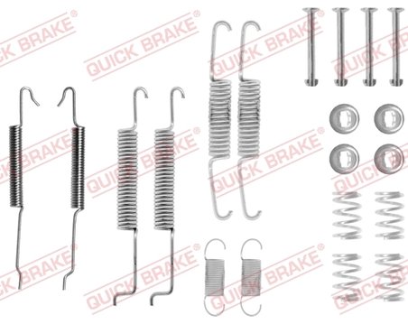 SET ACCESORII SABOTI FRANA QUICK BRAKE 105-0680 - Compatibil cu AUDI, SEAT, SKODA, VW