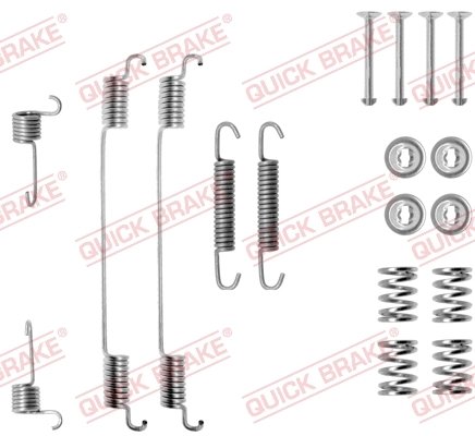SET ACCESORII SABOTI FRANA QUICK BRAKE 105-0682 - Compatibil cu ALFA ROMEO, FIAT