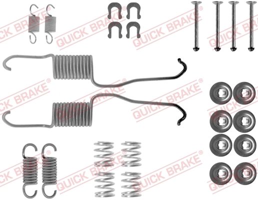 SET ACCESORII SABOTI FRANA QUICK BRAKE 105-0684 - Compatibil cu DAIHATSU, TOYOTA