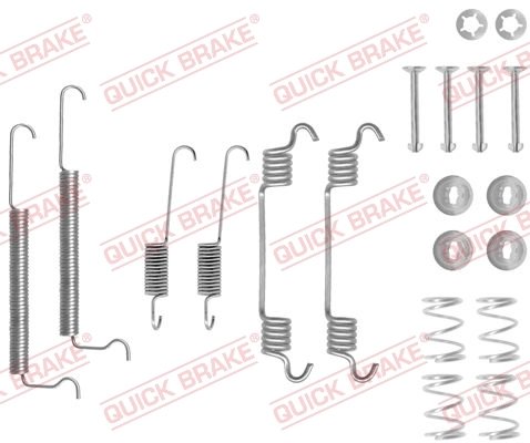 SET ACCESORII SABOTI FRANA QUICK BRAKE 105-0709 - Compatibil cu OPEL, VAUXHALL