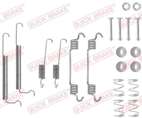 SET ACCESORII SABOTI FRANA QUICK BRAKE 105-0709 - Compatibil cu OPEL, VAUXHALL