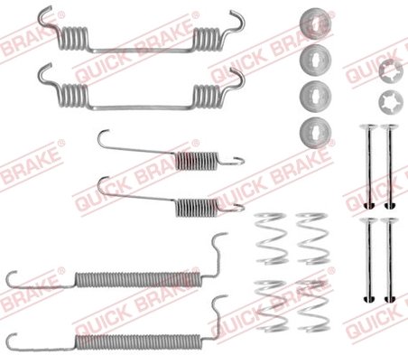 Set accesorii saboti frana QUICK BRAKE 105-0710