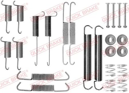 SET ACCESORII SABOTI FRANA QUICK BRAKE 105-0712 - Compatibil cu VW