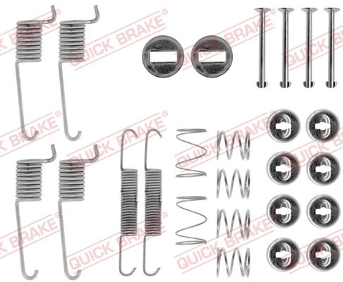 SET ACCESORII SABOTI FRANA QUICK BRAKE 105-0714 - Compatibil cu MERCEDES-BENZ