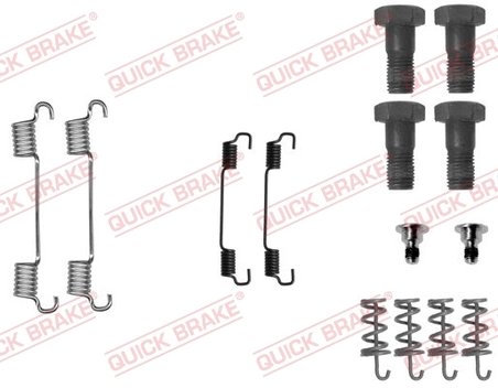 SET ACCESORII SABOTI FRANA QUICK BRAKE 105-0716 - Compatibil cu MERCEDES-BENZ