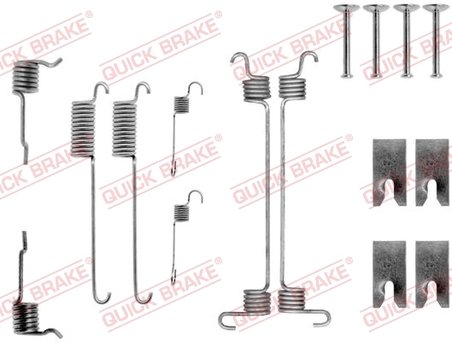 SET ACCESORII SABOTI FRANA QUICK BRAKE 105-0731 - Compatibil cu FORD
