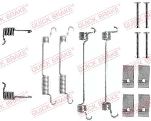 SET ACCESORII SABOTI FRANA QUICK BRAKE 105-0735 - Compatibil cu HONDA, ROVER