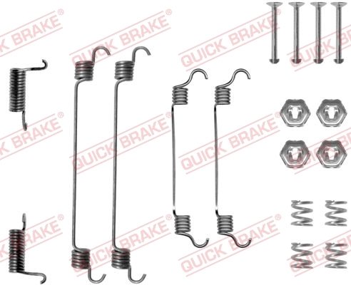SET ACCESORII SABOTI FRANA QUICK BRAKE 105-0737 - Compatibil cu NISSAN