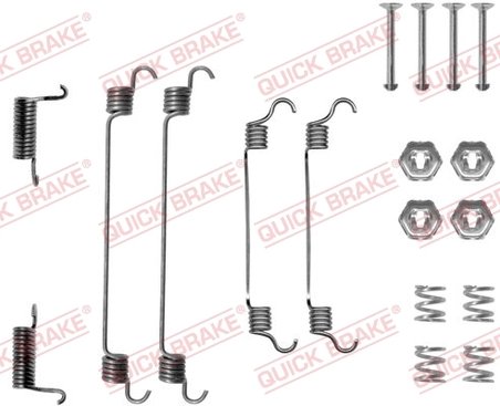 SET ACCESORII SABOTI FRANA QUICK BRAKE 105-0737 - Compatibil cu NISSAN