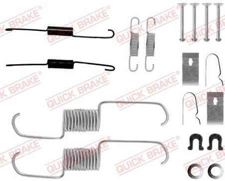 Set accesorii saboti frana QUICK BRAKE 105-0743