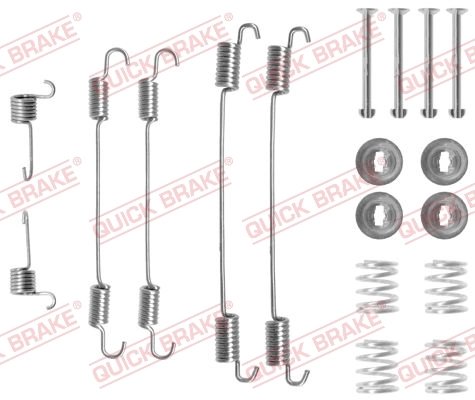 SET ACCESORII SABOTI FRANA QUICK BRAKE 105-0750 - Compatibil cu CITROEN, DACIA, DS, LADA, MERCEDES-BENZ, NISSAN, PEUGEOT, RENAUL