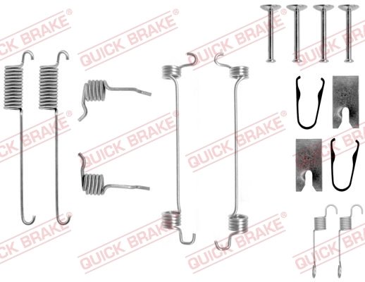 Set accesorii saboti frana QUICK BRAKE 105-0751