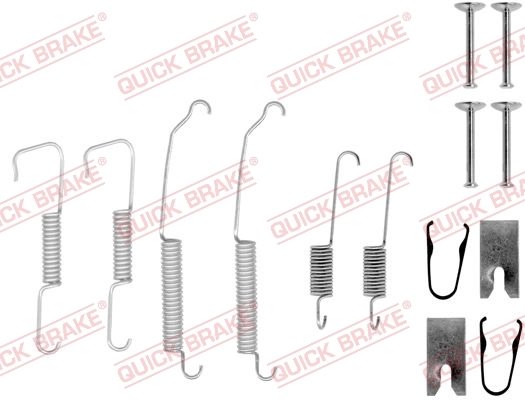 SET ACCESORII SABOTI FRANA QUICK BRAKE 105-0773 - Compatibil cu MERCEDES-BENZ